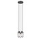 Z-Lite Arden Chandelier, 5-Light, 12 In.W x 12 In.H, Matte Black/Clear 651P-5R-MB - alternate 2